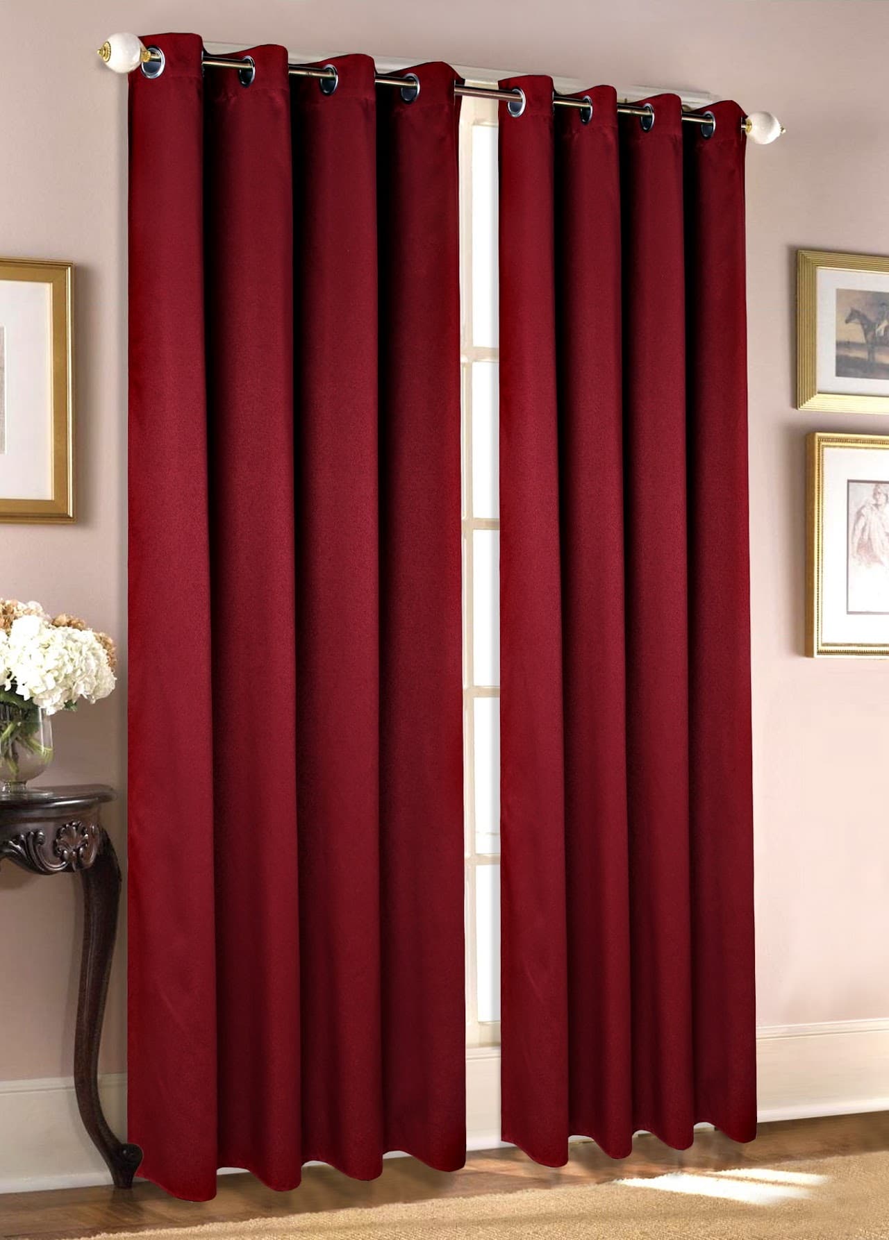 Fabric Jacquard Window Curtain - Yarn Dyed - Standard