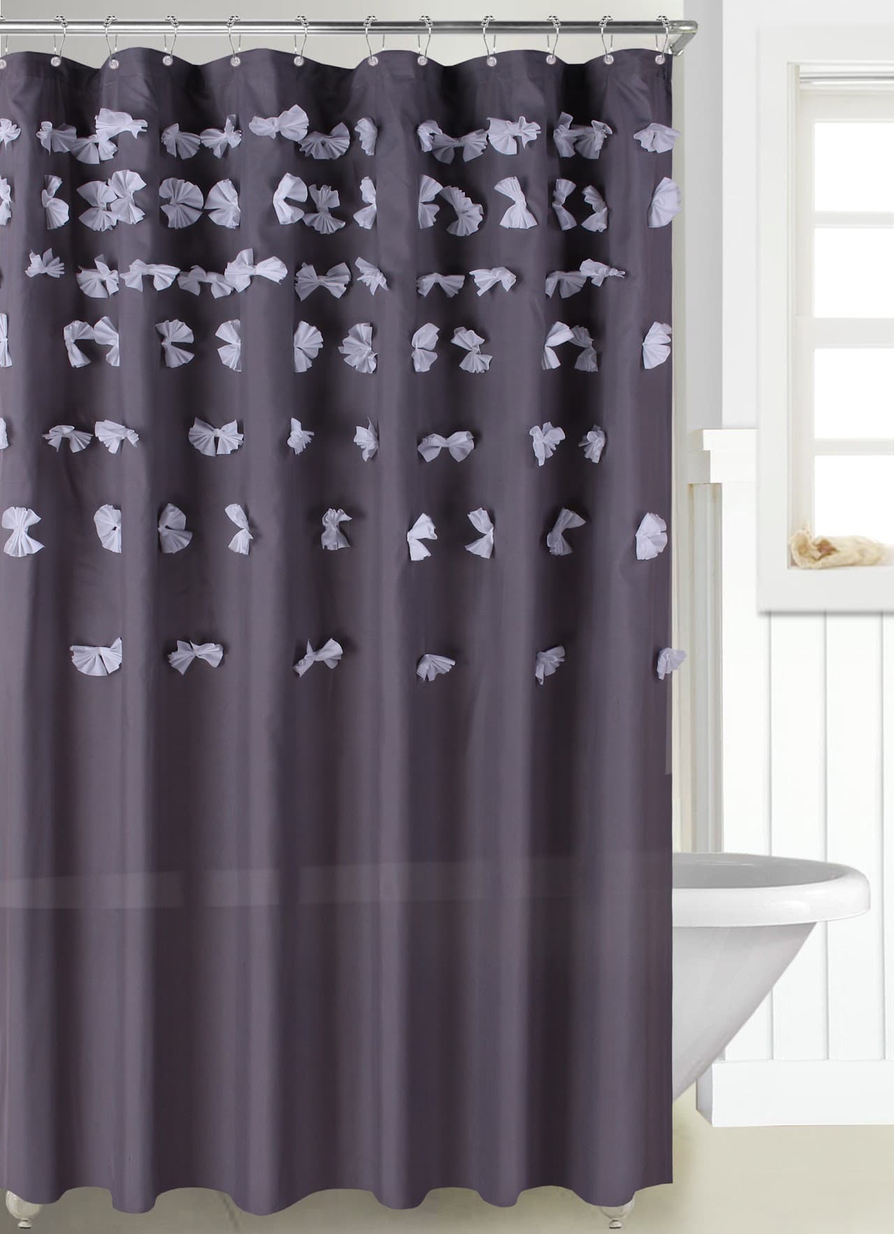 Fabric Balloon Shower Curtain - Butterfly - Standard