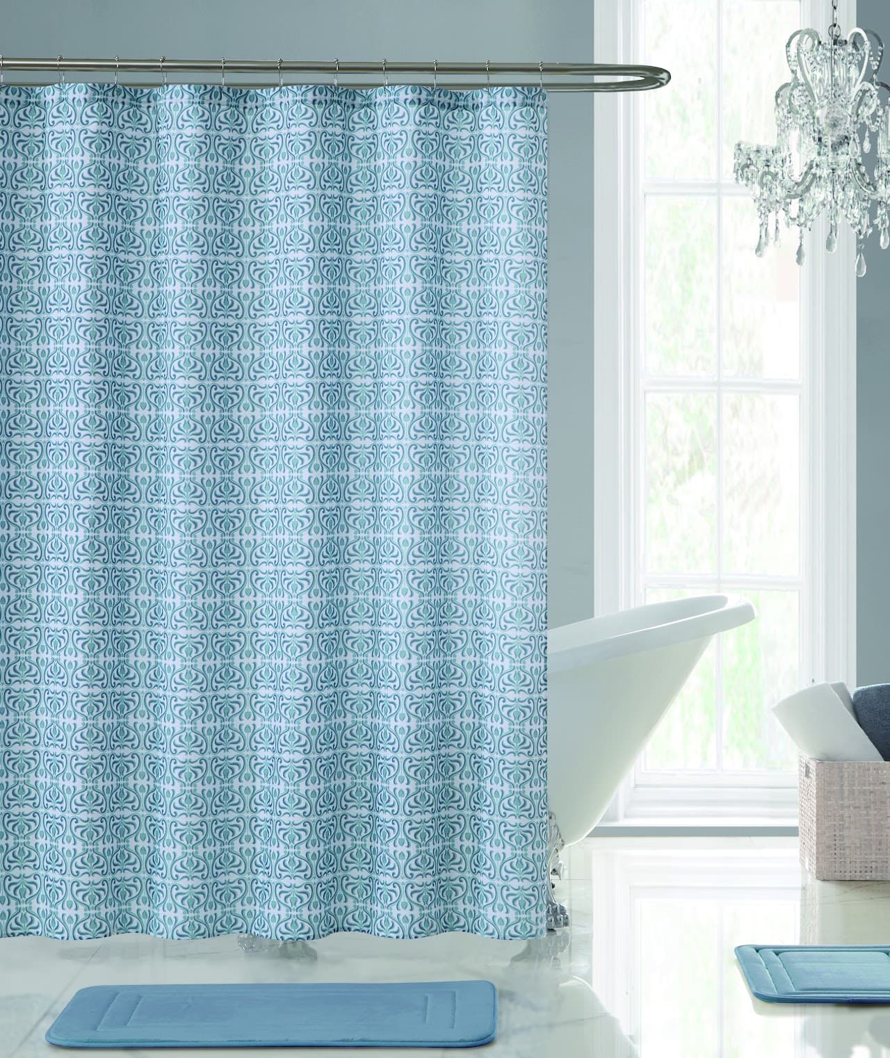 15 Pcs Bath Set - Mischka Damask - Standard